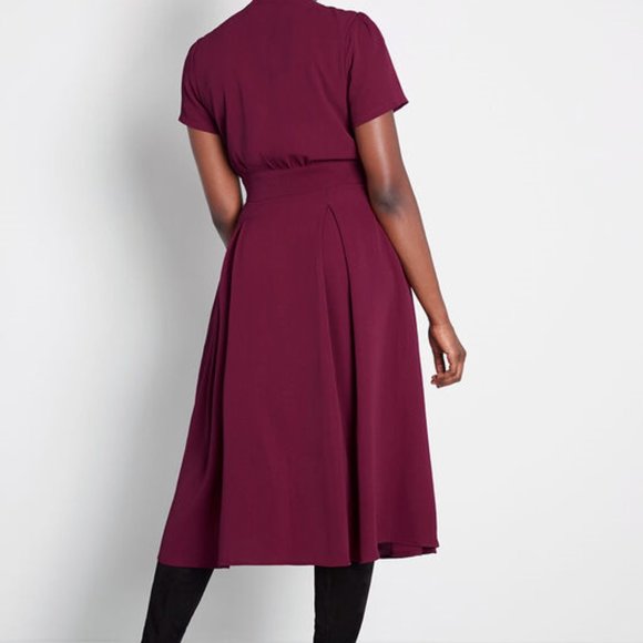 NWT ModCloth x Collectif Swing Time Midi Dress - Picture 3 of 6
